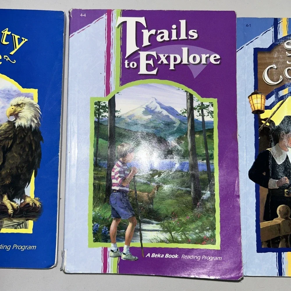 ABeka 4th grade‎ readers (Salute to Courage/Liberty Tree/Trails To Explore)